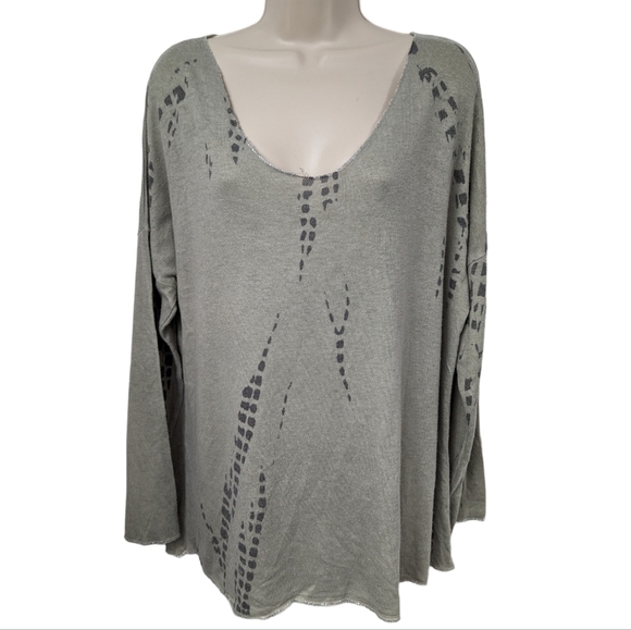Tempo Paris Lightweight Knit Tunic Top Sz M/L - Picture 1 of 13